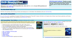 Desktop Screenshot of dvddemystified.com